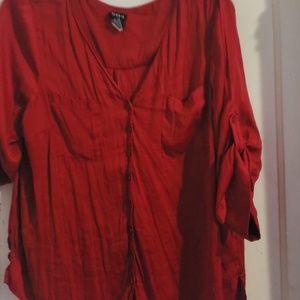 Red blouse